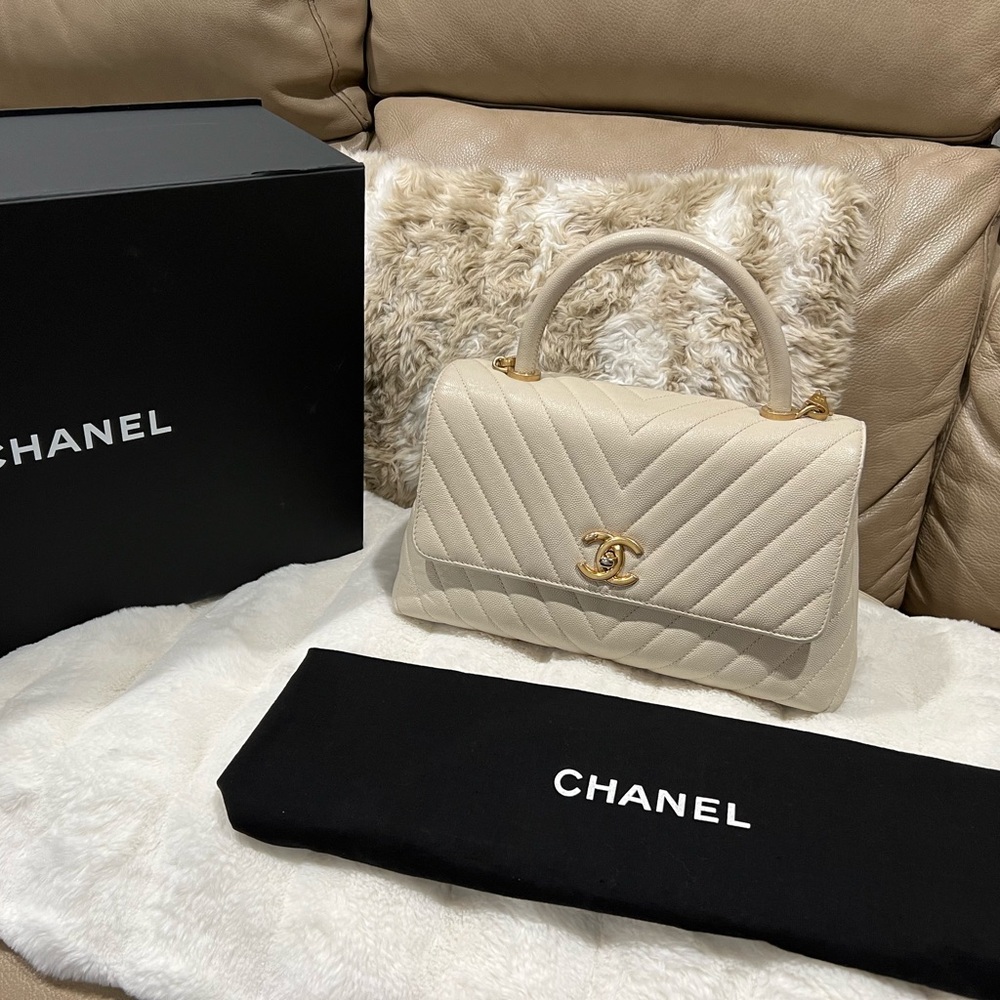 Authentic Chanel Top Handle